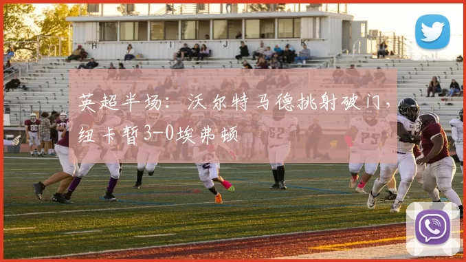 英超半场：沃尔特马德挑射破门，纽卡暂3-0埃弗顿